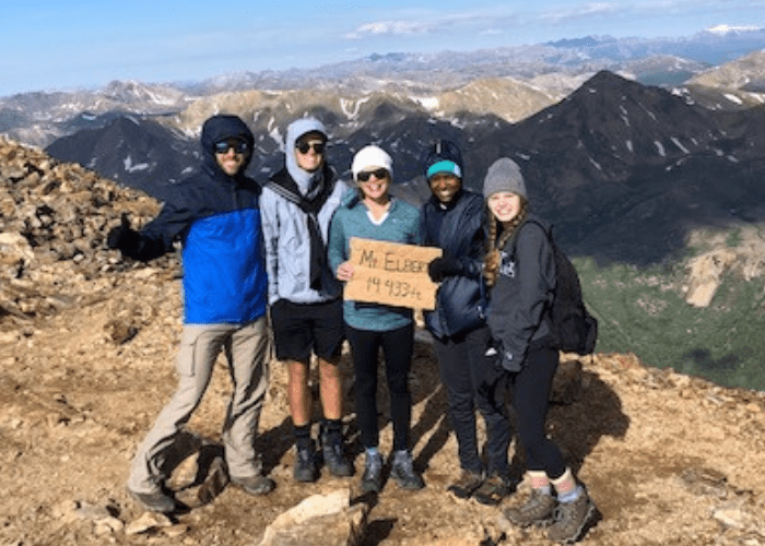 Gerlach 2 A family at the mountain top after a hike