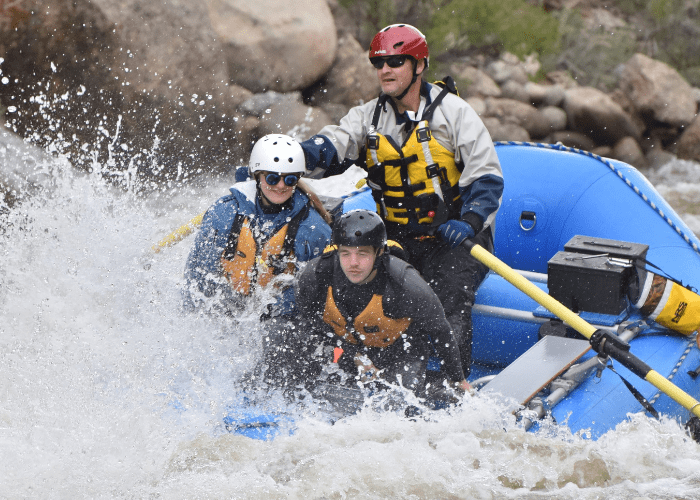 beard 1 A group of people white river rafting
