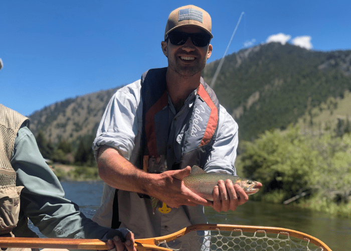 galey 2 A man holding a fish