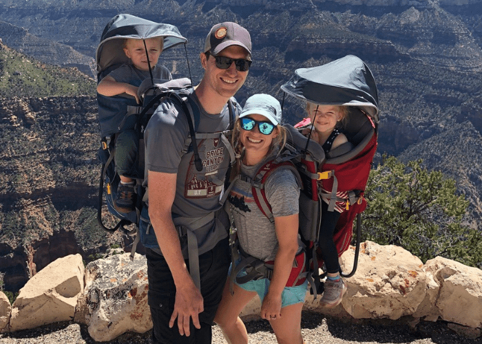 stockburger 3 a family of 4 on a hike