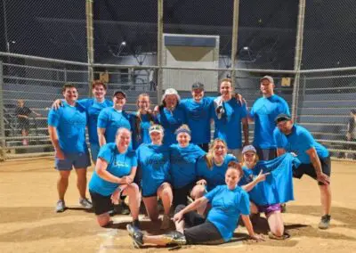 The OCR Softball Team posing for a picture