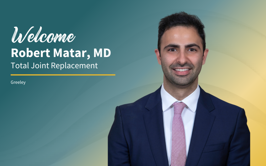 OCR Welcomes Joint Replacement Specialist, Dr. Robert Matar