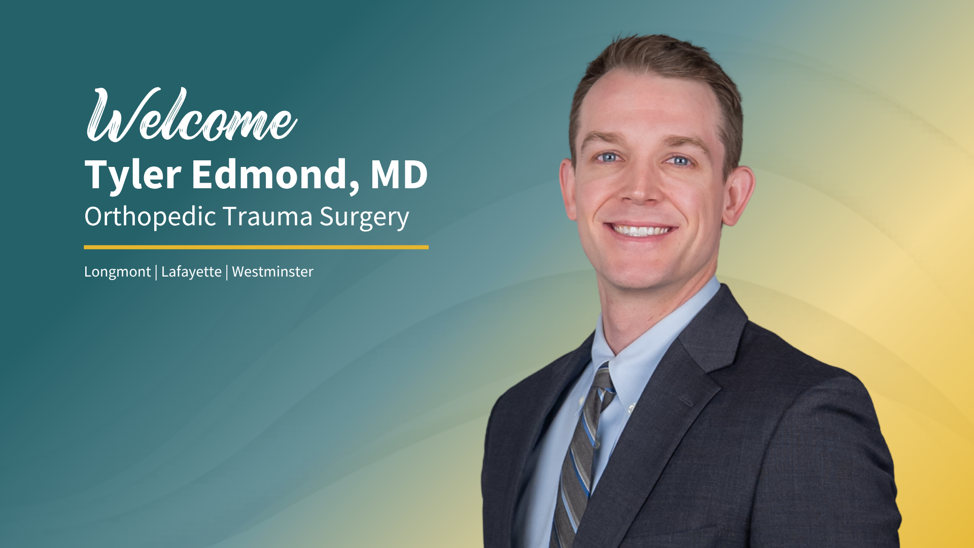 OCR Welcomes Orthopaedic Trauma Surgeon Dr. Tyler Edmond