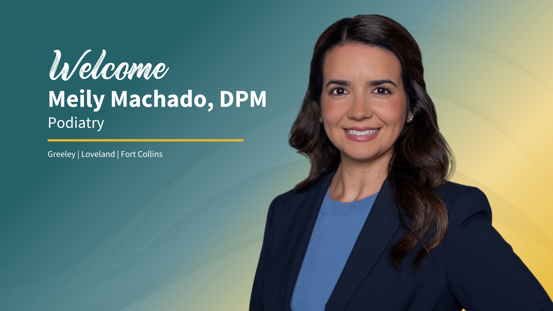 OCR Welcomes Podiatrist, Dr. Meily Machado