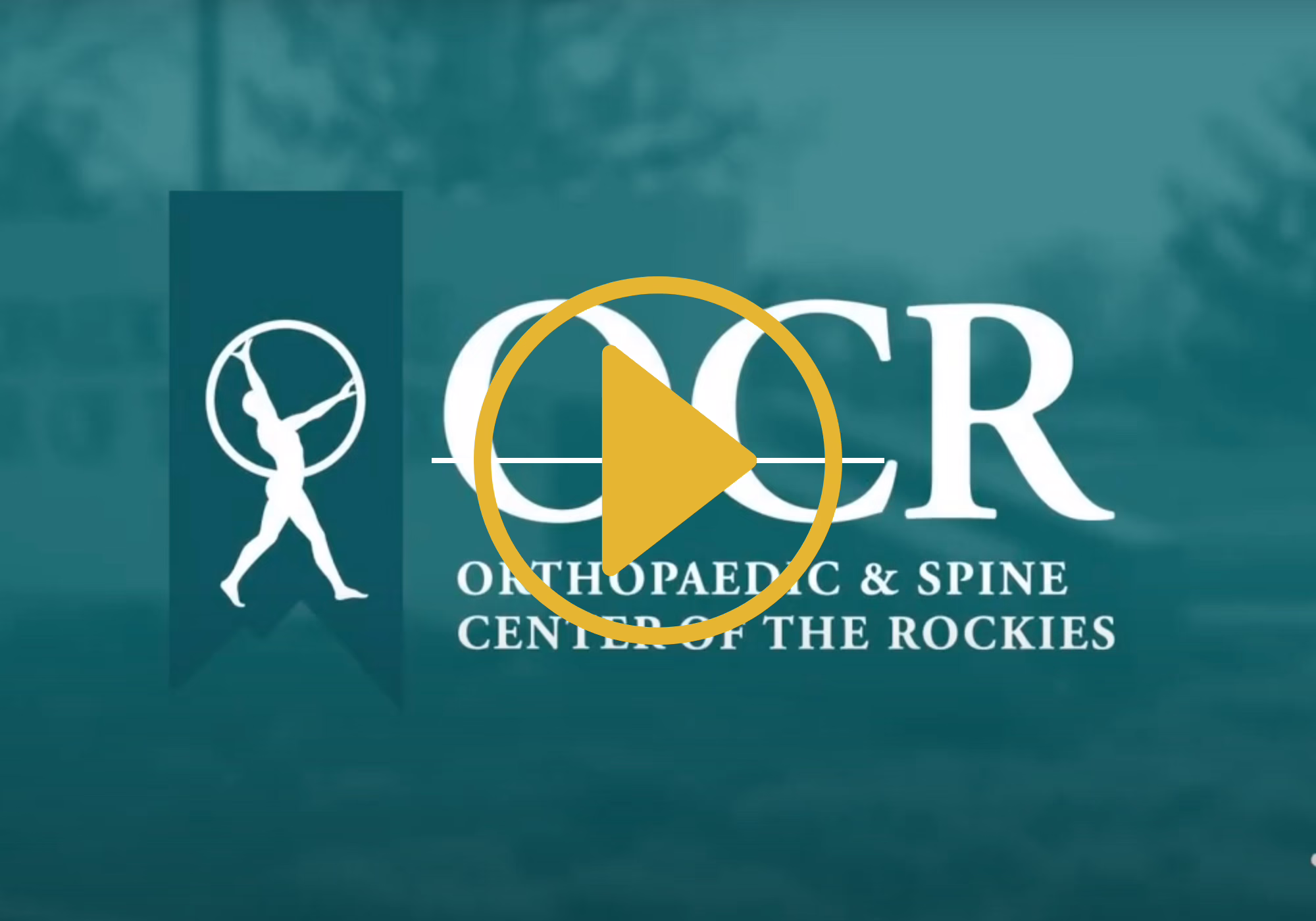 OCR Video Overlay with a yellow play button